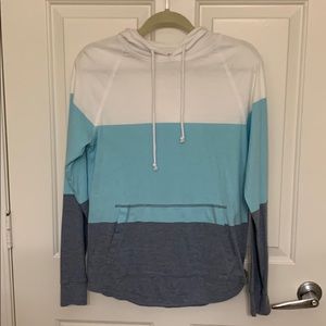 Stripped hoodie sweatshirt
